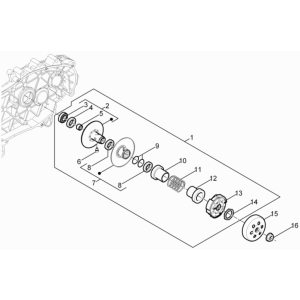 Piaggio Liberty 50 4-stroke powered pulley (IGET Euro 5)