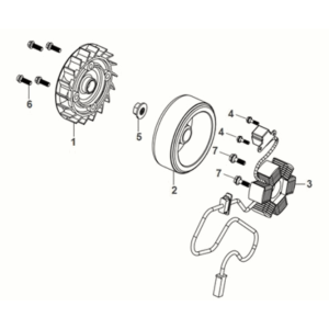 AC gen. assy Sym Orbit III 50 E5