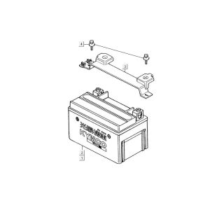Battery Kymco Maxxer 90 Black