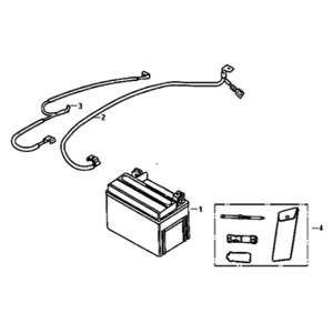 Sym Symphony ST 200I Battery/Tool Set