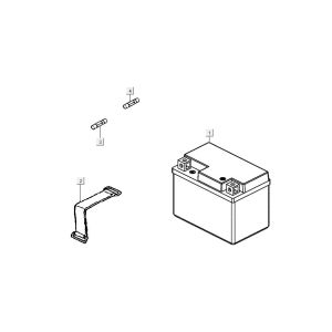 Battery Kymco Agility 16'+ 4-stroke injection euro4 black