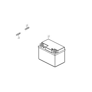 Battery Kymco Agility 16'+ 4t gloss black