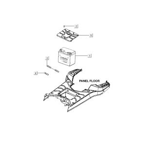 battery Kymco Agility RS 4-stroke black 11