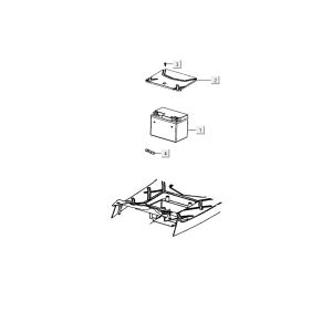 Battery Kymco Delivery 4-stroke black