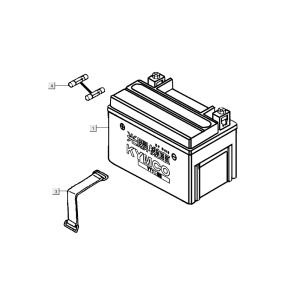 battery Kymco People S 4-stroke Matt grey