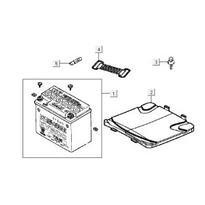 Battery Kymco Vitality 2t ac pearl silver