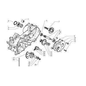Rear Axle Beta Ark-k LC Silver 2004 2-Stroke