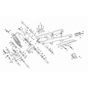 Swingarm SENDA SM DRD 2006