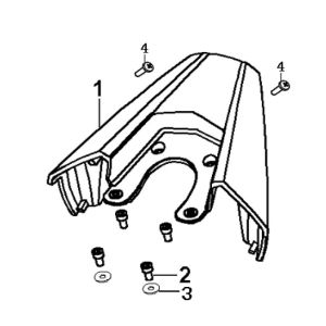 Rear Carrier Generic Xor competition 2009 2-stroke