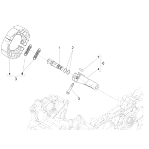 Rear Brake - Vespa Sprint 150 3V IE ABS Euro 3 2015 Brake Shoes