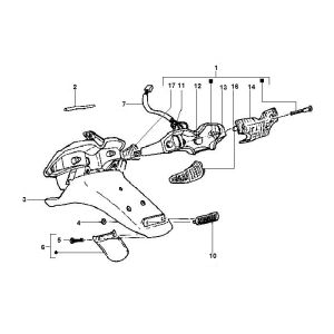 Taillight- Rear Fender Gilera Runner 98-2005 2-stroke