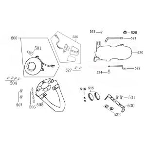 Tail lightHood Edwards Tomorrow Riva II black