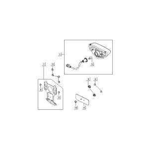 Rear Light Kymco MXU 50