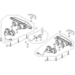 Rear Light Kymco MXU 300R