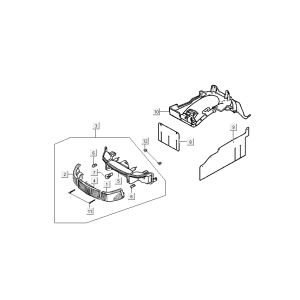 Rear Light Kymco DJ 2-stroke Silver