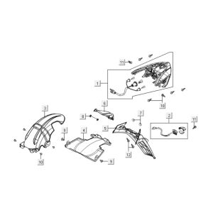 Rear Light Kymco People One 125i