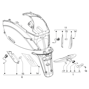 Tail lightPiaggio Zip 2000 4-stroke AC