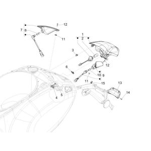 Tail lightVespa Sprint 2-stroke