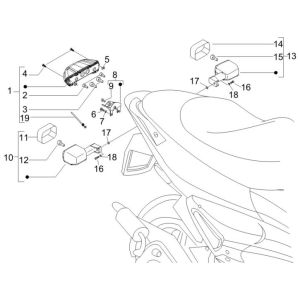 Taillights - Turn Signals Gilera Runner 200cc VXR 4-Stroke 2006