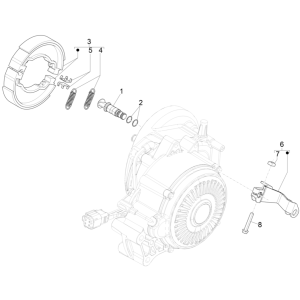 Rear Brake - Vespa Electrica 45KM/H E5 2021 (EMEA) Brake Calipers