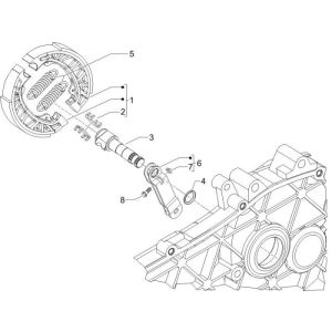 Brake parts Piaggio Fly 2-stroke