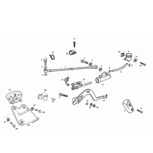 Rear brake SENDA SM DRD 2006