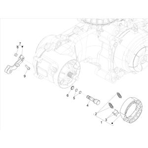 Piaggo Zip 4-stroke rear brake (euro5 injection IGET)