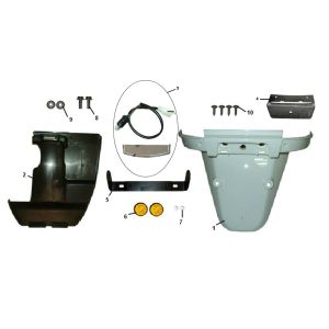 Rear fender Riva Sport VX50S 4-stroke