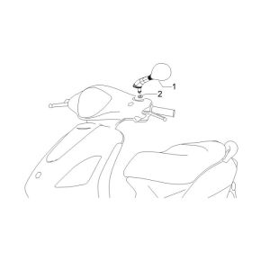 Mirrors Piaggio Fly 4-stroke