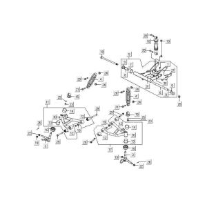 Rear Fork Kymco Maxxer 90 Black