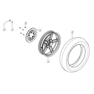 rear wheel AGILITY CITY 16 4T 150