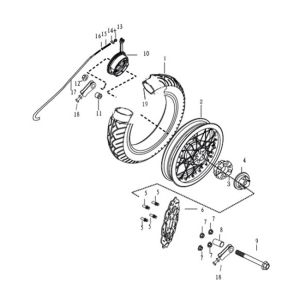 Rear Wheel Agm Caferacer