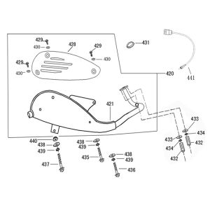 Exhaust China VX/Riva (EURO 4; after 2018)