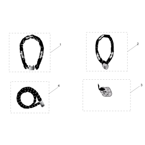 Anti theft lock Aprilia SR 50 H2O ie+carb 2004-2009
