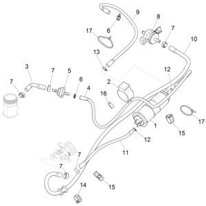 Piaggio Liberty 50 4-stroke anti-evaporation system