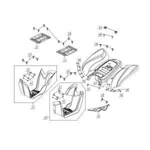 Luggage Box Kymco Maxxer 90 Black