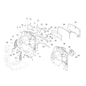 Legshield GTS 125 IU orange 963/A