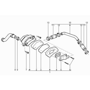 Secondary air supply Piaggio Typhoon 50 2-stroke Euro 3 2011