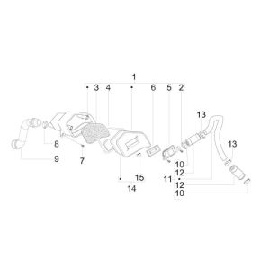 SLS Filter Piaggio Zip 2000 2-stroke AC