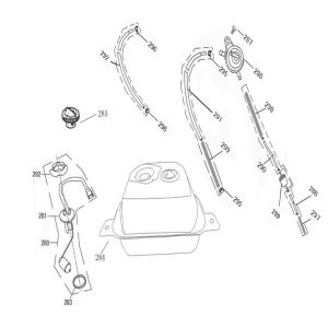 Fuel tank China R8 white