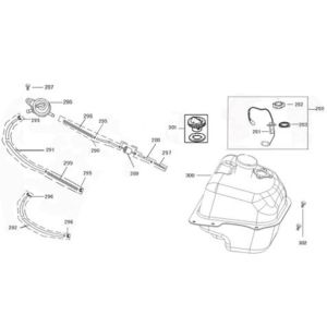 Gas tank China Zip brown