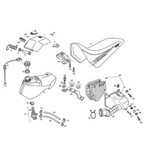 Fuel tank Derbi Senda SM DRD - O.M.
