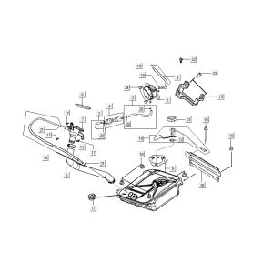 petrol tank Kymco Grand Dink 2-stroke Silver