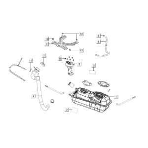 Fuel tank Kymco People One 125i