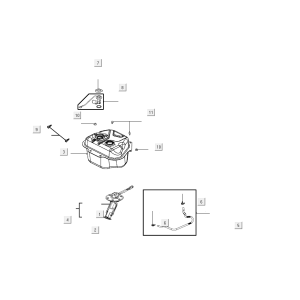 Fuel tank Kymco VP50i injection euro 4 oak metallic