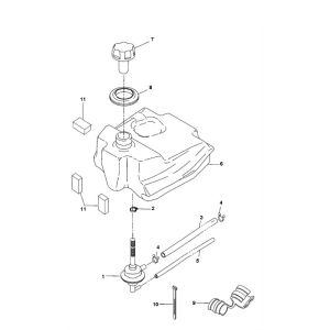 Fuel tank Yamaha Bw's 2-stroke