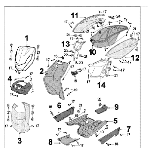 Plating Peugeot Kisbee brown