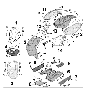 Plating Peugeot Kisbee RS White