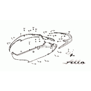 Plating Sym Allo Euro4 (WH-8018P) White