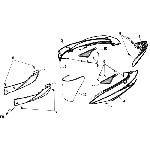 Plating Sym Symphony SR (WH006) white